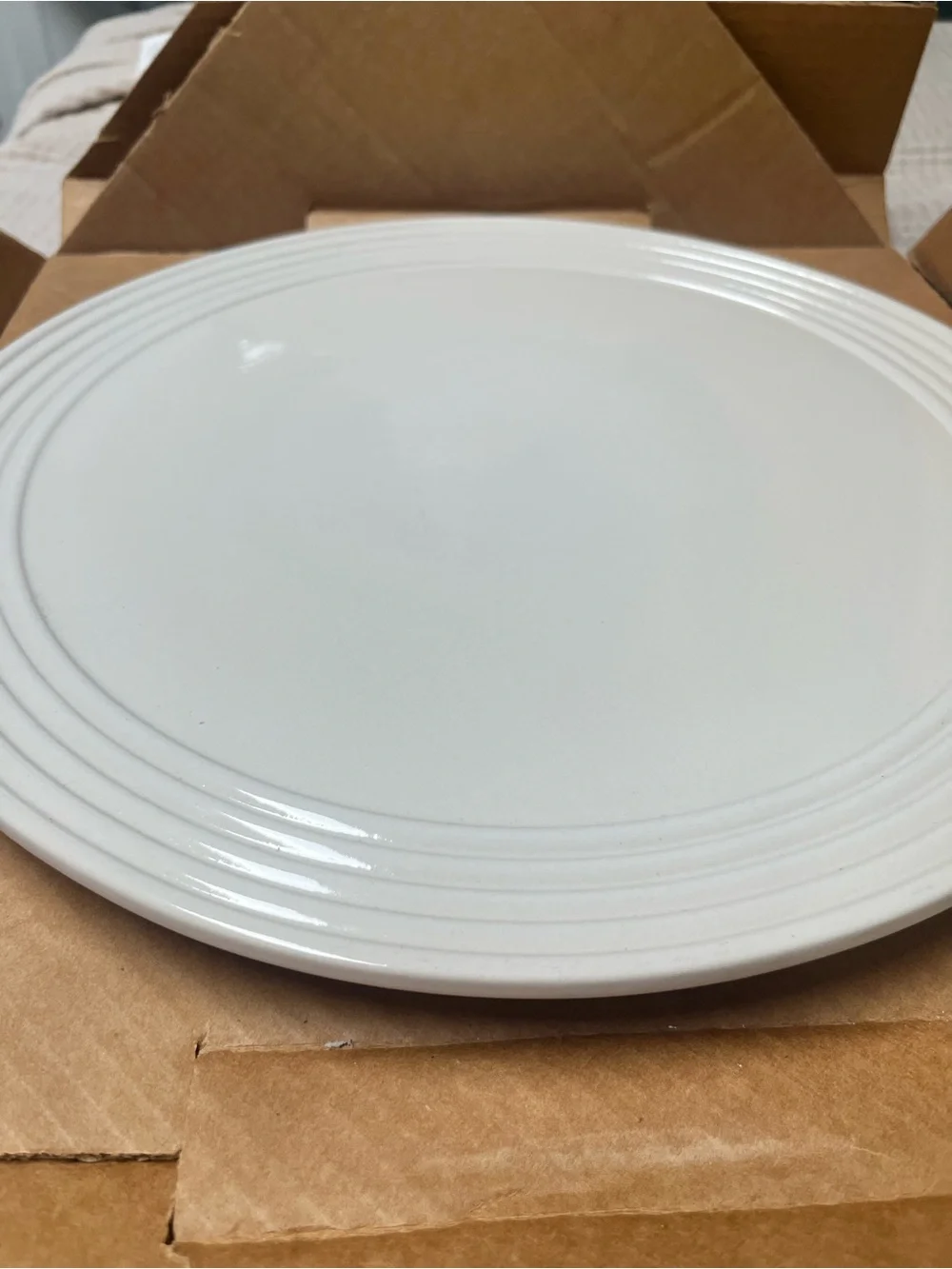 Pampered Chef 13.5” Round Platter, Glazed